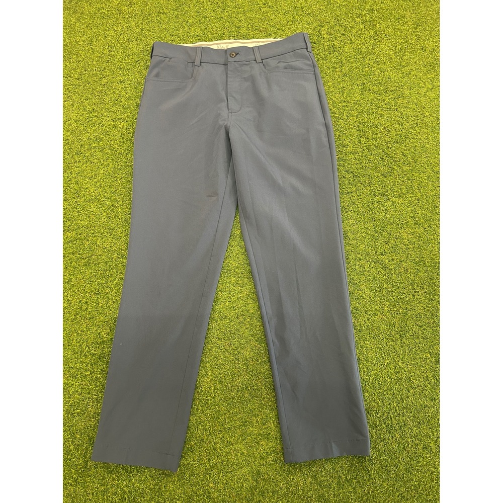 Walter Hagen 11 Majors Mens Golf Pants 32x30 Blue Gray Performance Stretch 5-Pkt